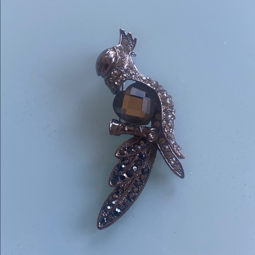 Silver Perrot brooch